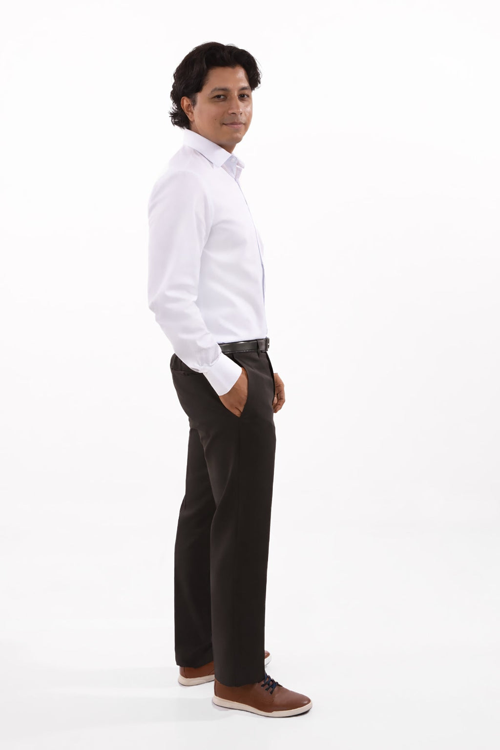 Linea White Male Shirt