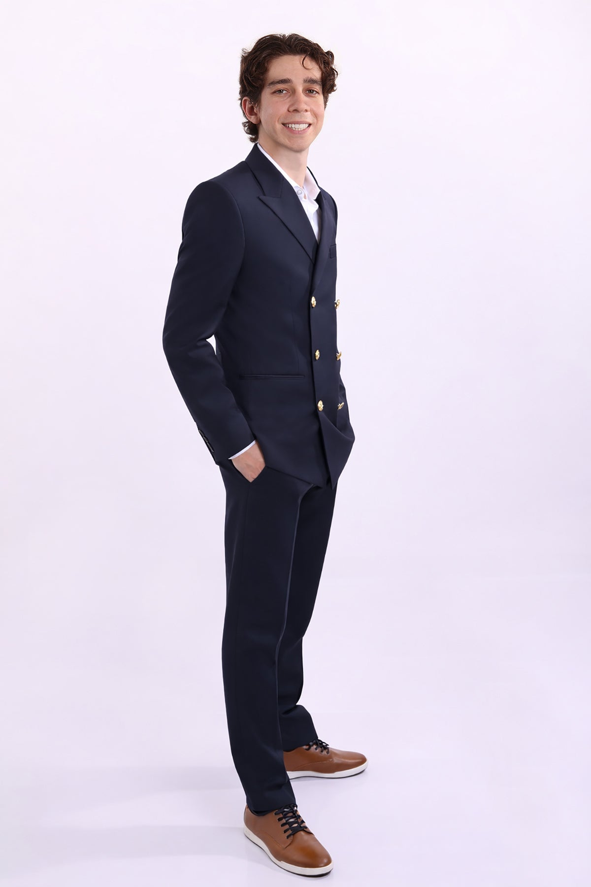 Marcello Double Breasted Blazer - Mens