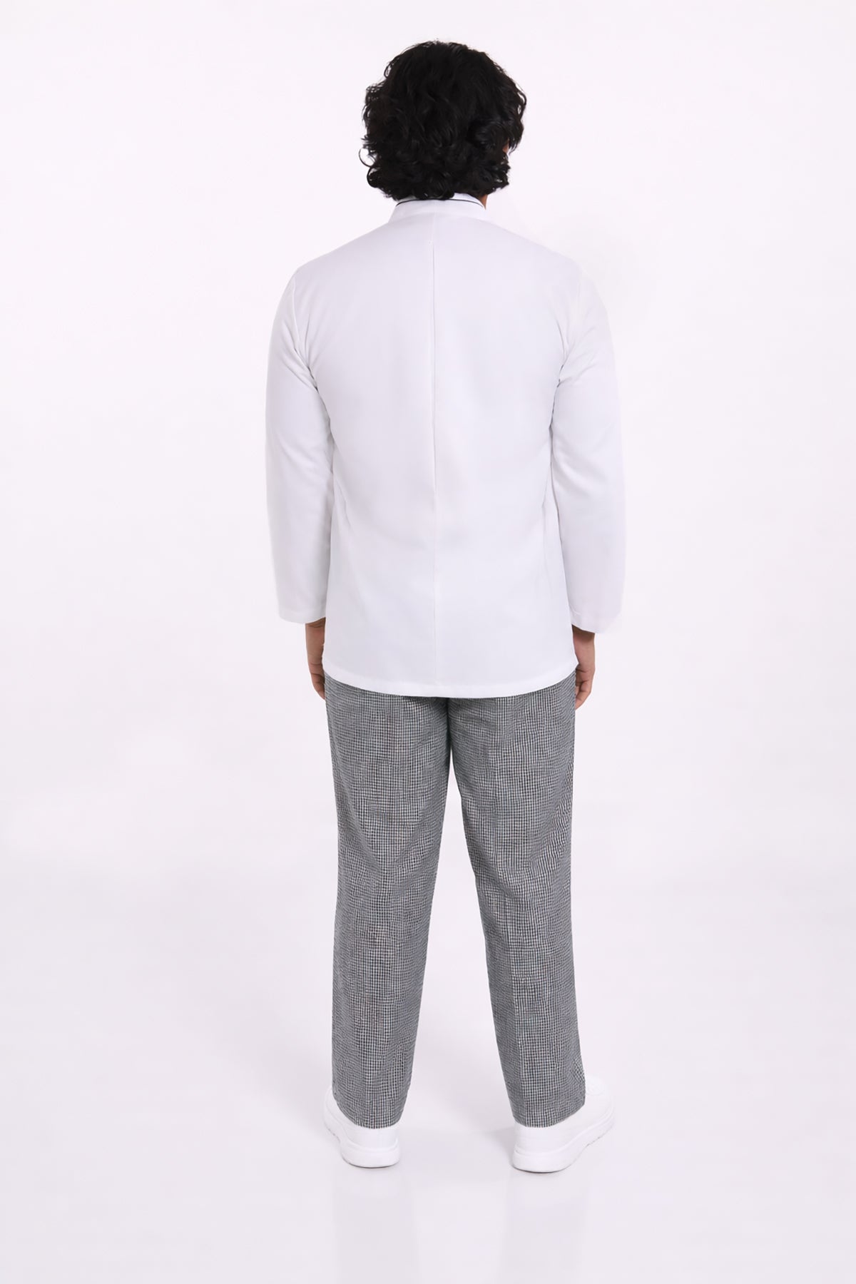 Chef Privé™ Domenico White Asymmetrical Jacket